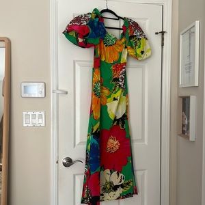 Christopher John Rogers beautiful multiple floral dress with target collab